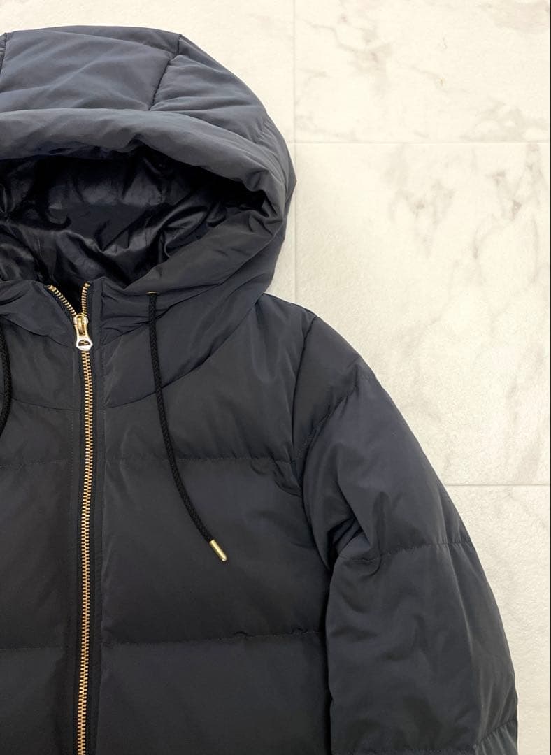 ☆美品☆イエナ 定価38,500円 フーデットショートダウン 36　ブラック