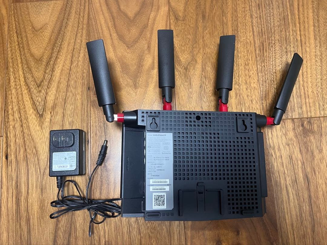 BUFFALO WXR-5700 AX7P AX7 ルーター 4本アンテナ