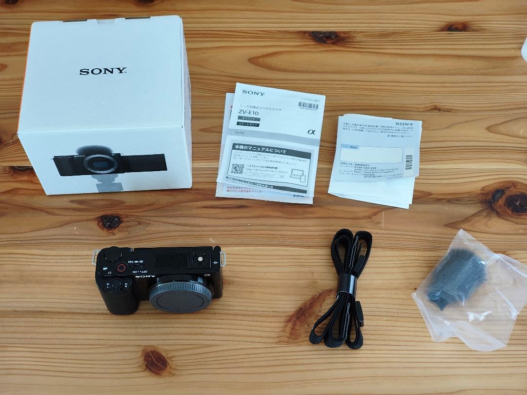 ソニー ZV-E10 ミラーレス ボディのみ + ダミーバッテリーAC-PW20