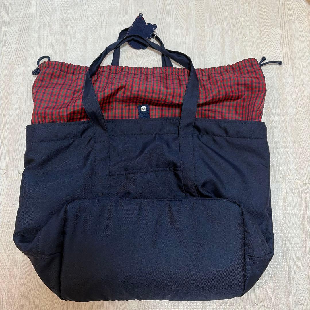 familiar マザーズバッグ ネイビー 大きめ