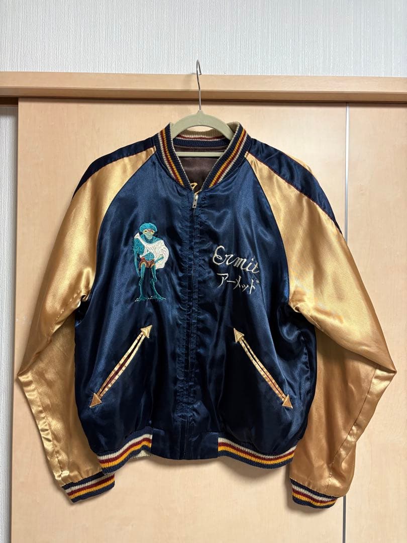 テーラー東洋　スカジャン　エイリアン　鷹　M