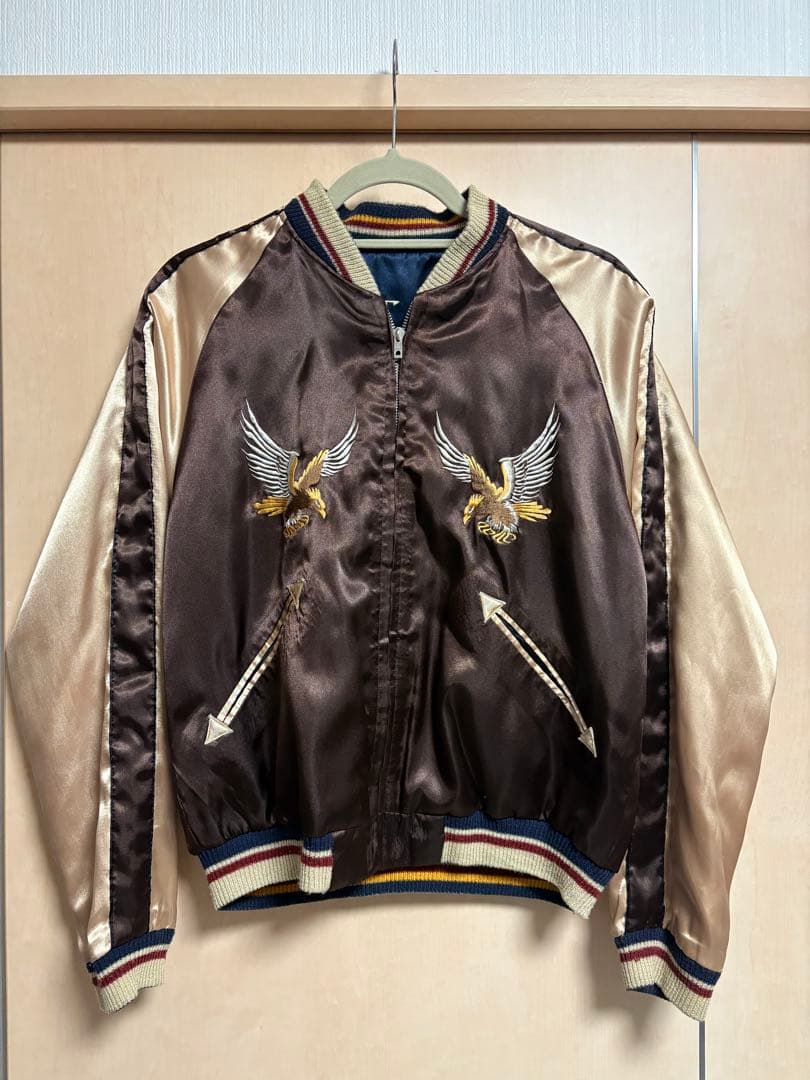 テーラー東洋　スカジャン　エイリアン　鷹　M