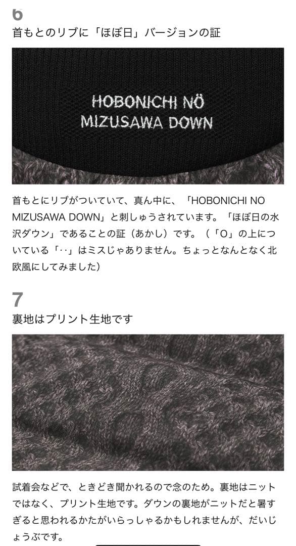 ほぼ日　DESCENTE 水沢ダウン　2020 ロングロング