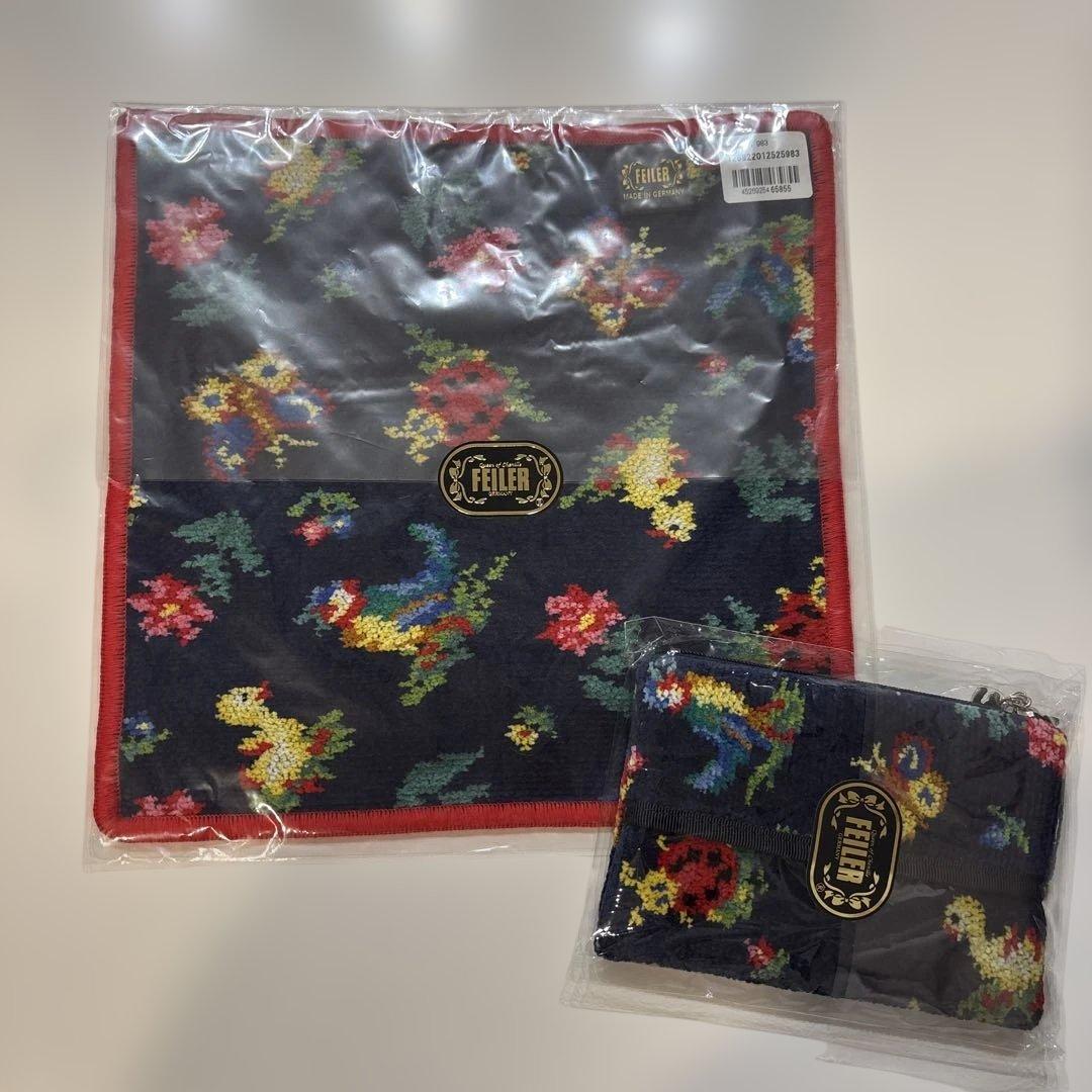 学校フェイラー　ハンカチとティッシュポーチ