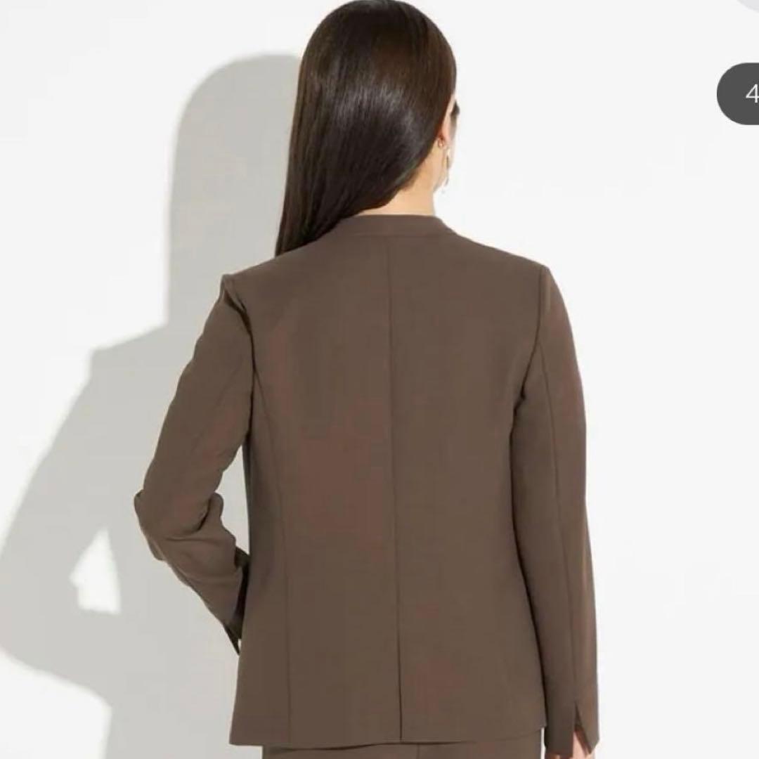 AOKI アオキ　レディース　スーツ　ノーカラー　クロップド　セットアップ