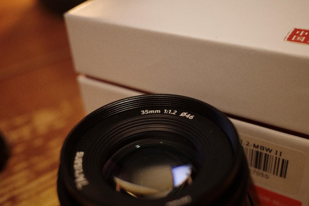 7artisans 交換レンズ 35mm f1.2 ii EOSMマウント用