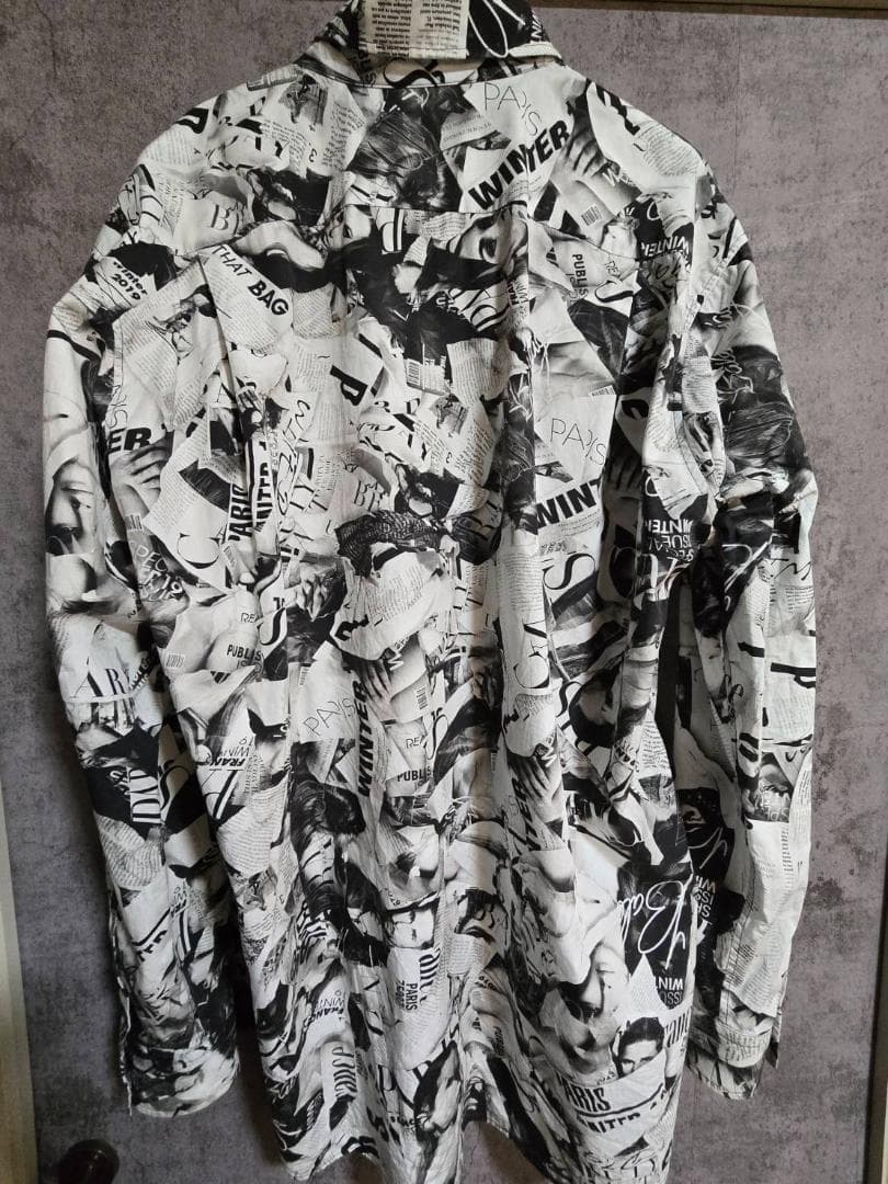 BALENCIAGA メンズ オーバーサイズ 長袖 シャツ 38 バレンシアガ