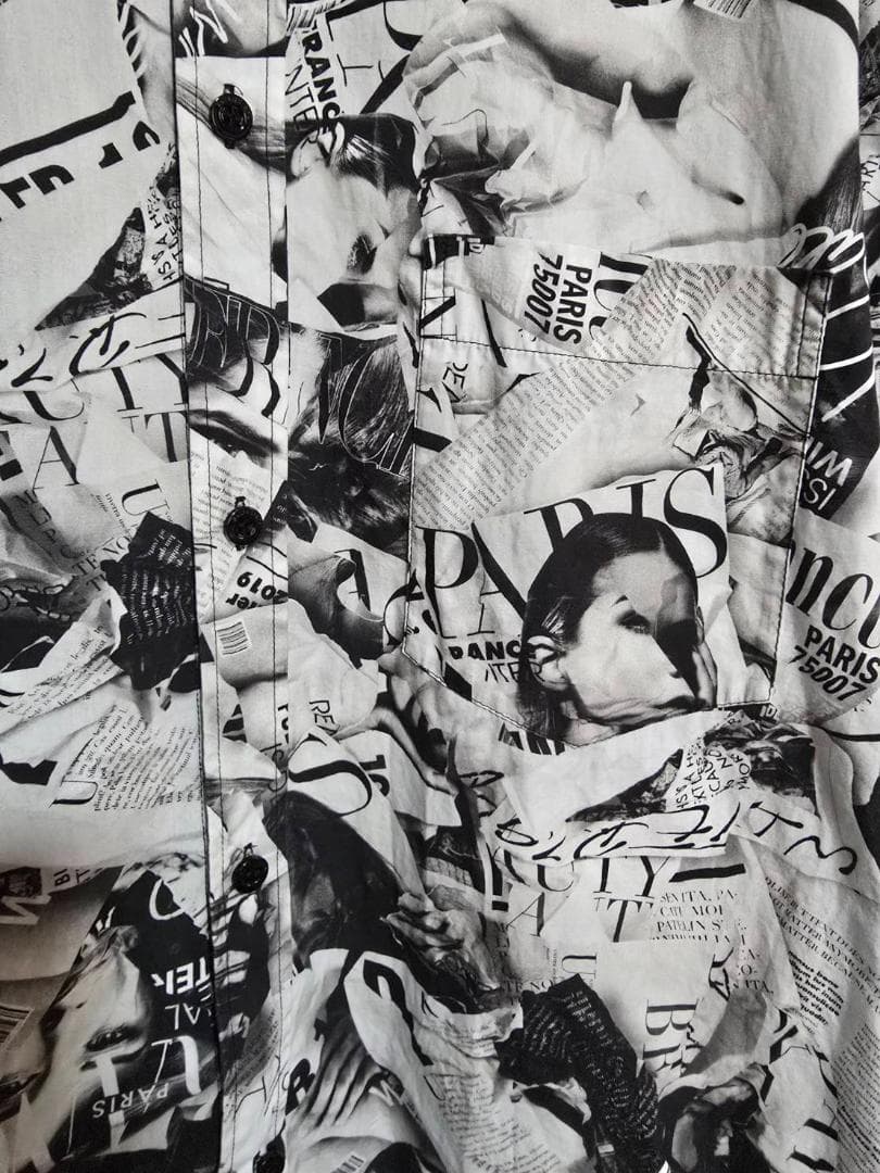 BALENCIAGA メンズ オーバーサイズ 長袖 シャツ 38 バレンシアガ