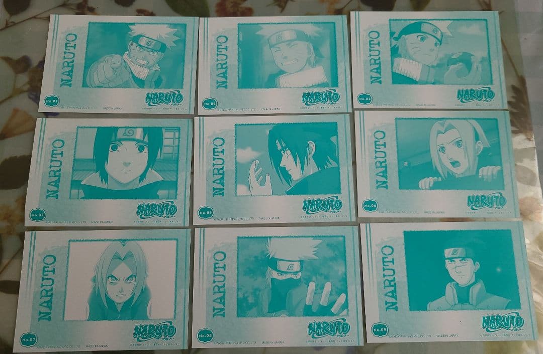 NARUTO ナルト ブロマイドカード 58枚