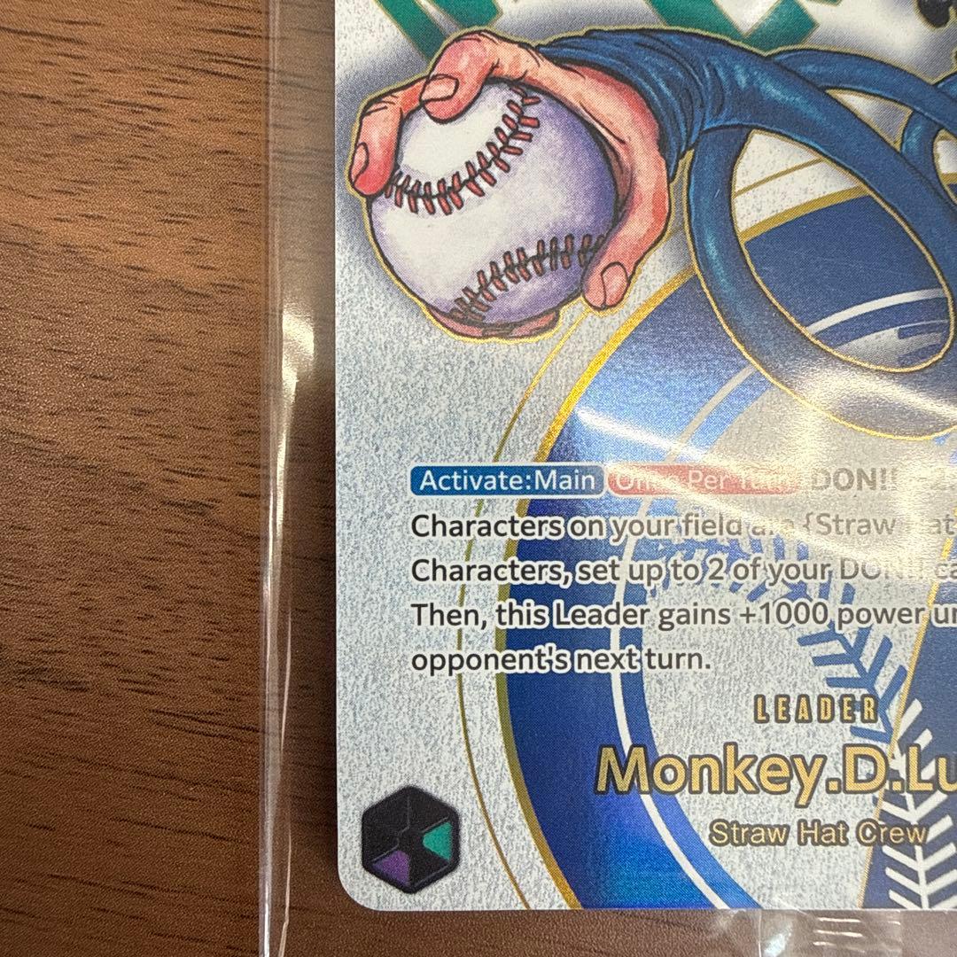 ワンピースカード　モンキー・D・ルフィ　ドジャース　大谷　未開封　パック　激レア