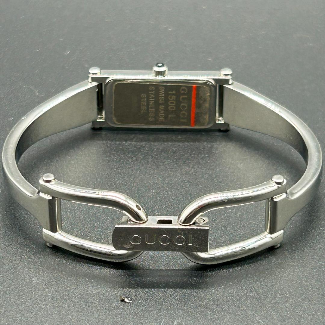 稼働【美品】GUCCI グッチ 時計 1500L シェル盤 ピンク レディース