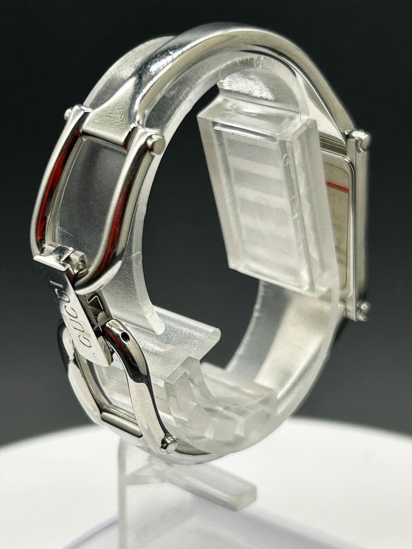 稼働【美品】GUCCI グッチ 時計 1500L シェル盤 ピンク レディース