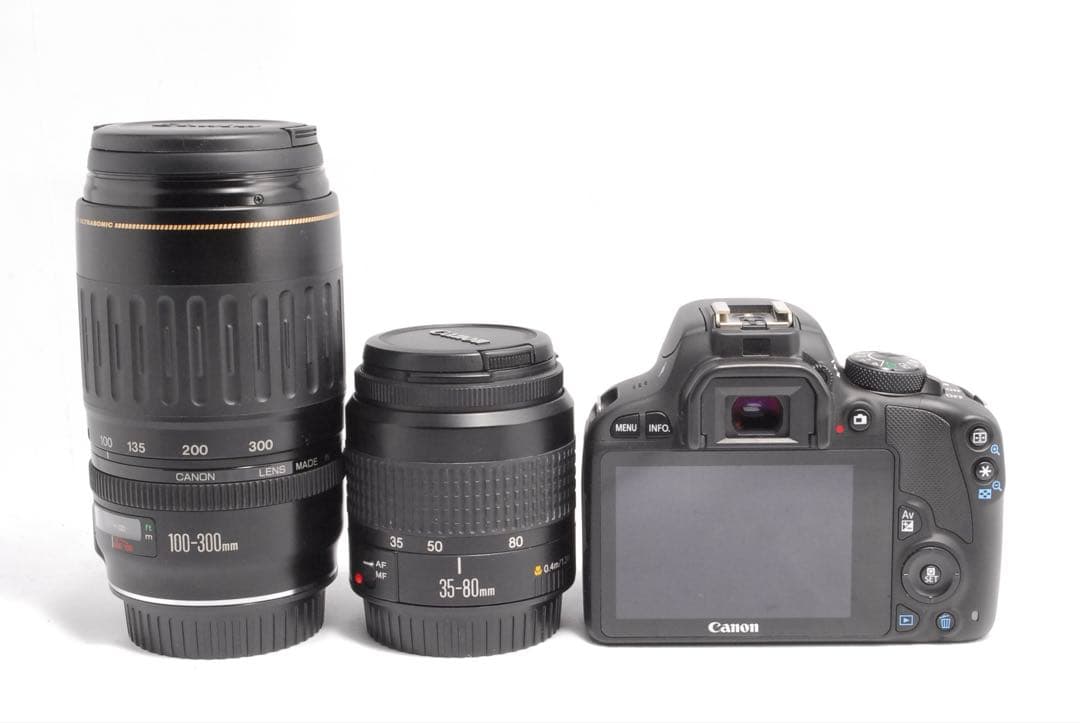 スマホ転送OK✨Canon Kiss X7✨ダブルレンズ✨美品✨超軽量✨高画質✨