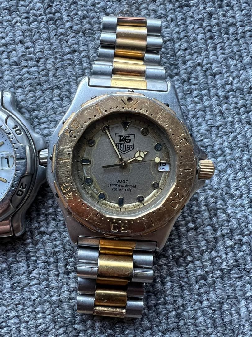 タグホイヤー 2個 腕時計 ジャンク品メンズ