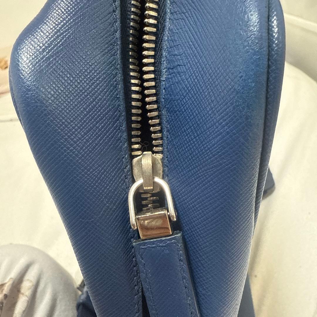 PRADA ネイビー ビジネスバッグ