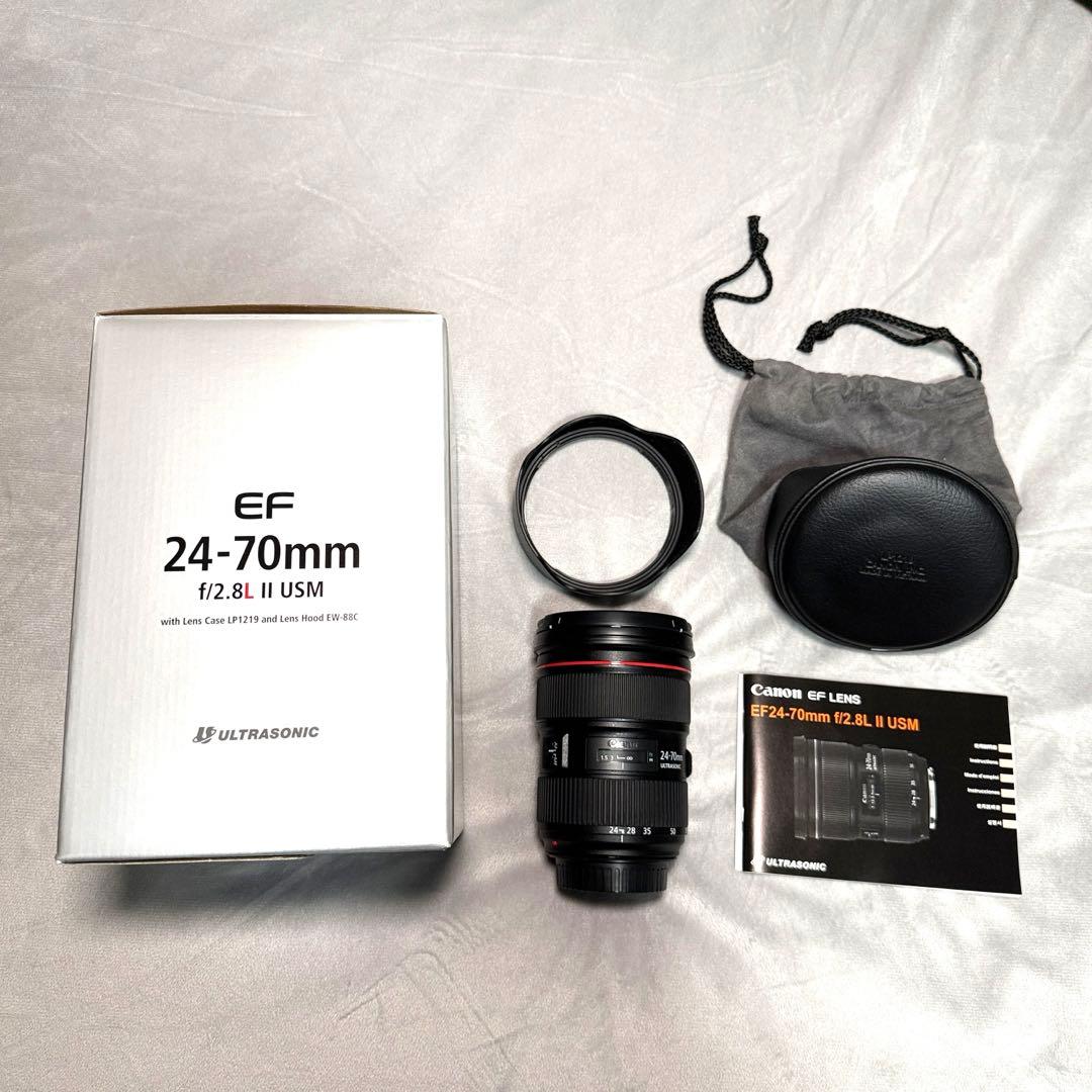 ほぼ新品:Canon EF 24-70mm f2.8L II USM Lレンズ
