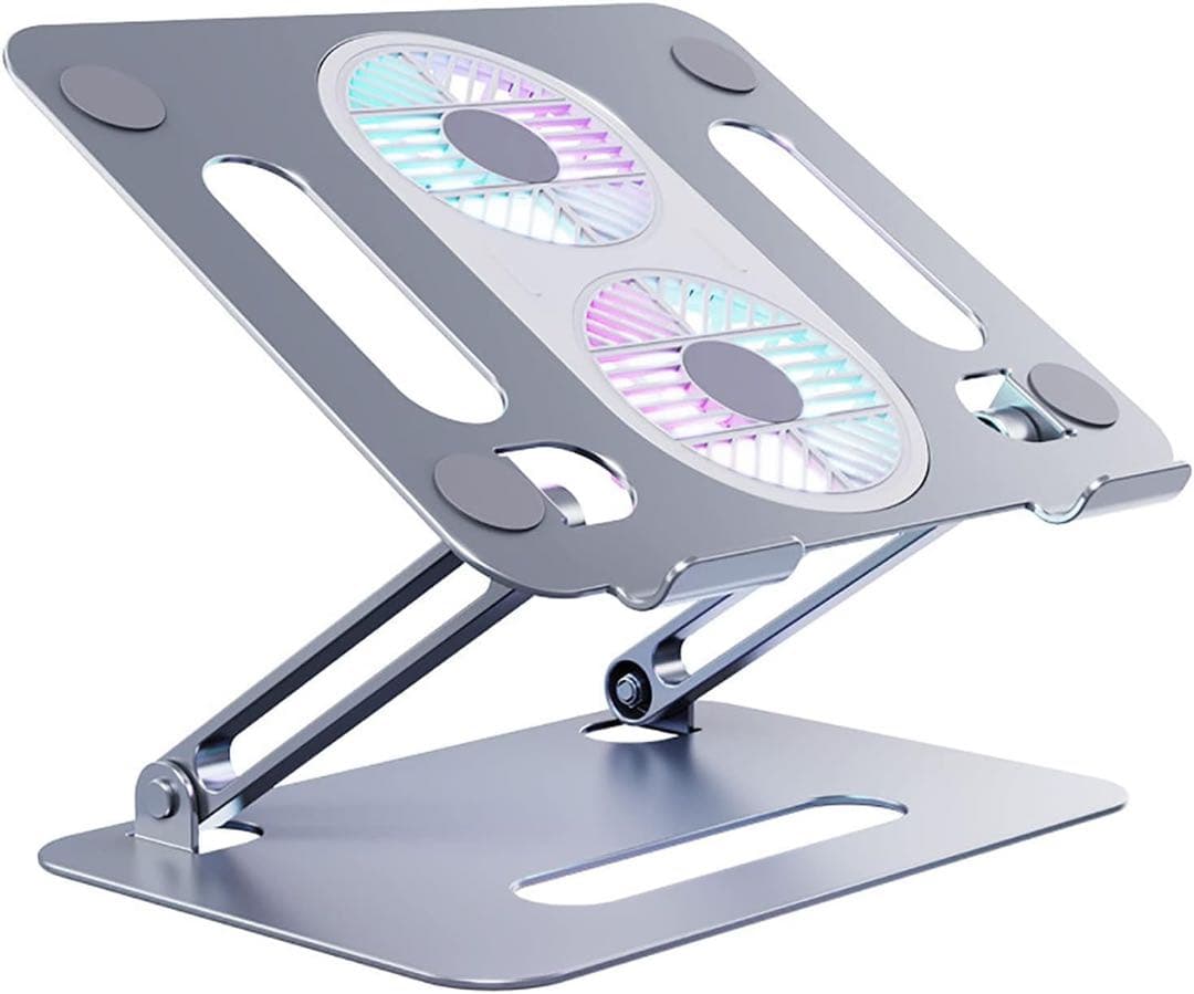 19-9ノートパソコンスタンド 冷却パッド ファン付きUSB即購入OK❣️ PC