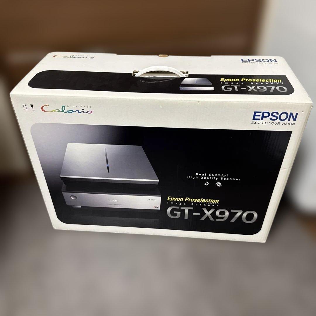 新品未使用品　レア　EPSONフラットベッドスキャナー GT-X970