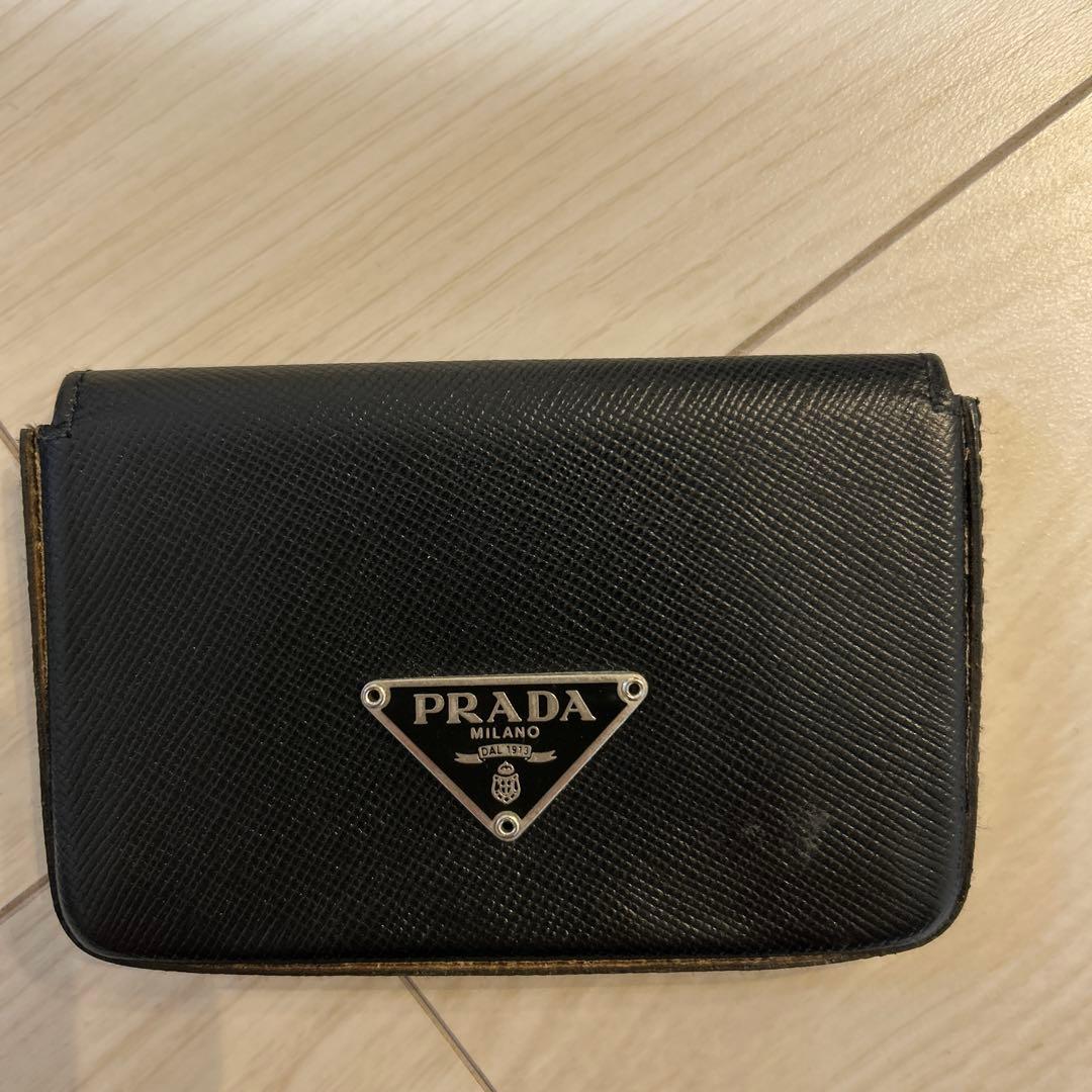 PRADA サフィアーノレザー 名刺入れ