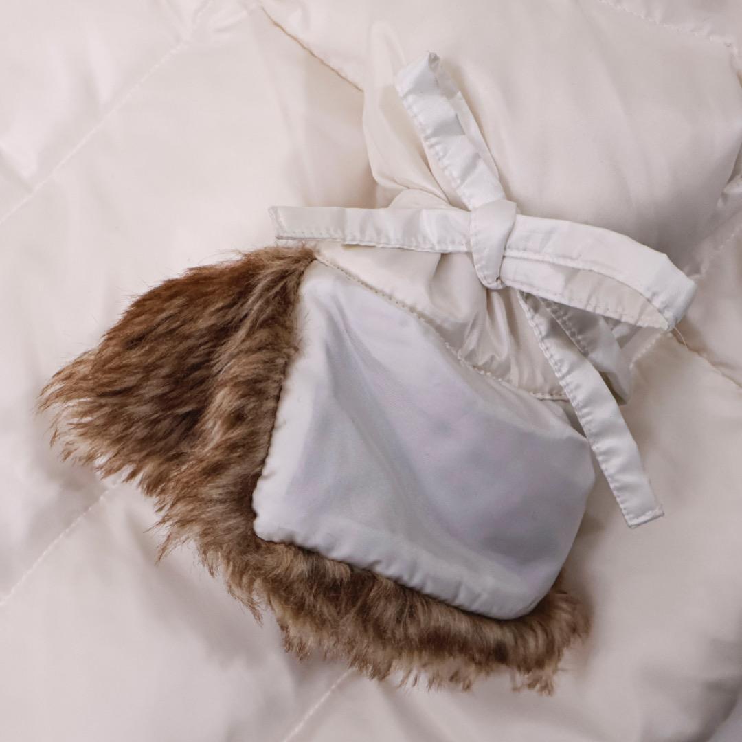 H4515-102エンポリオアルマーニ　ダウンジャケット　ホワイト　Y2K