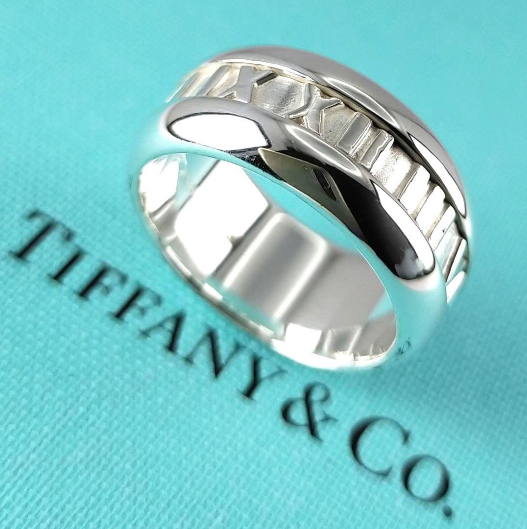 ◆SALE◆【ティファニー】アトラス　カーブ　エッジ　リング　１６号　2469