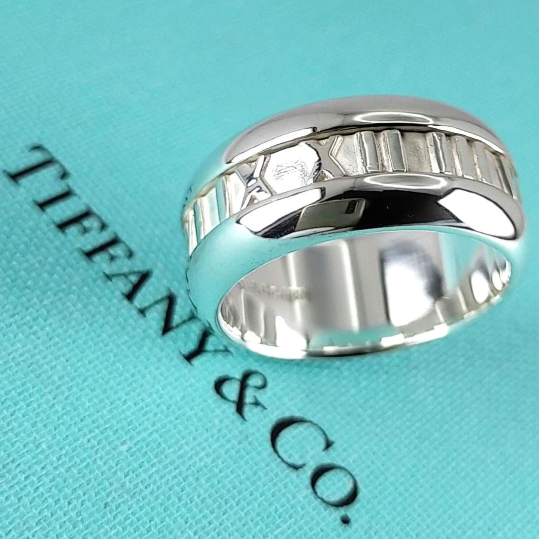 ◆SALE◆【ティファニー】アトラス　カーブ　エッジ　リング　１６号　2469