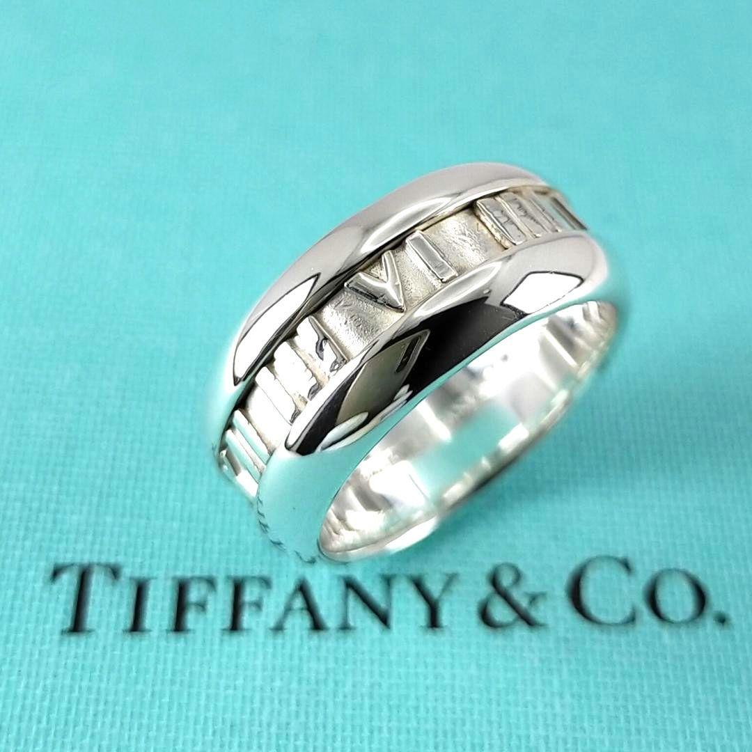 ◆SALE◆【ティファニー】アトラス　カーブ　エッジ　リング　１６号　2469