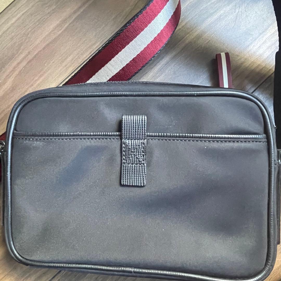 即購入OK! 新作　バリー　BALLY 黒 ナイロン ショルダーバッグ