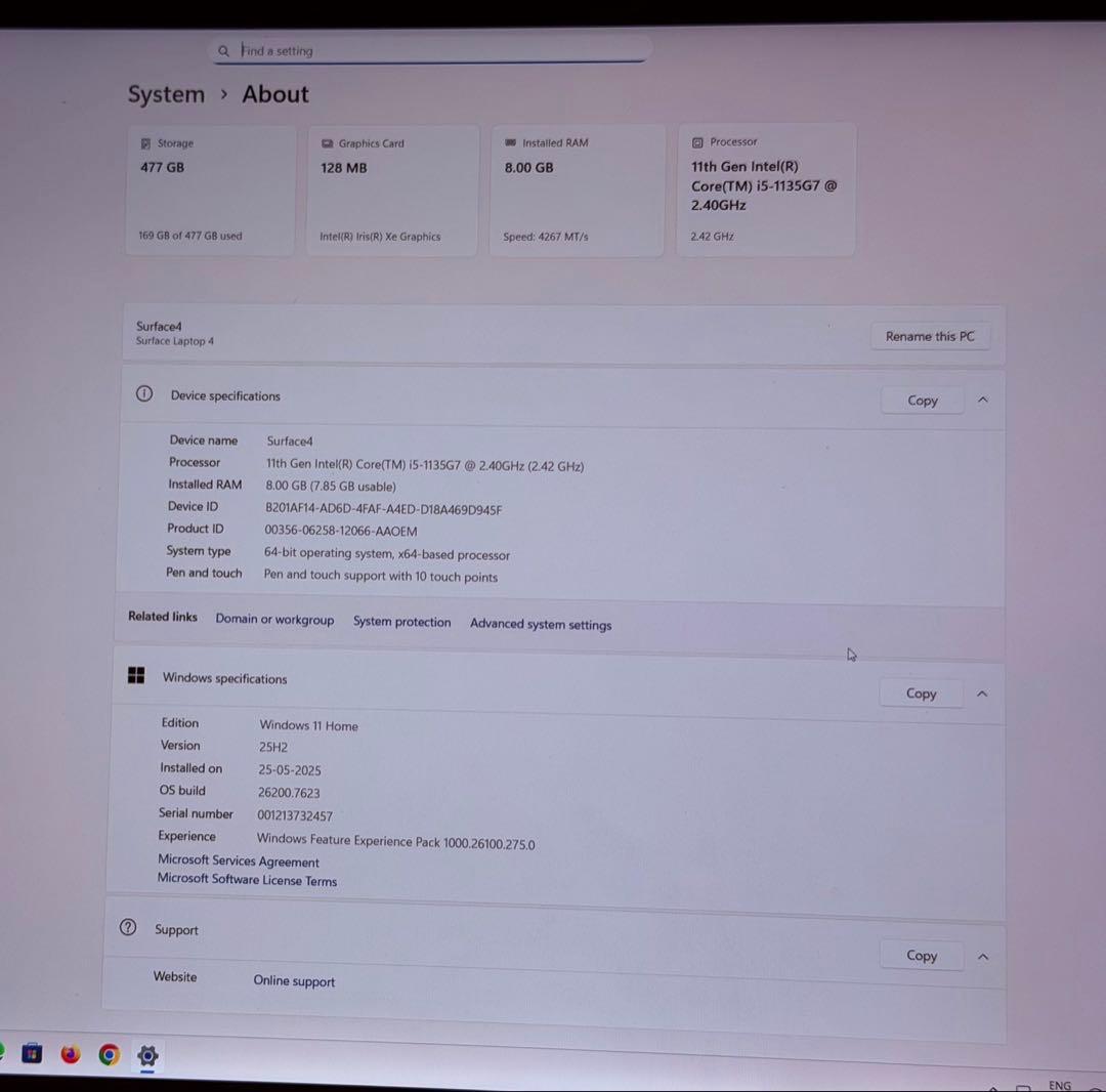 Chromebook本体 Microsoft surface 4
