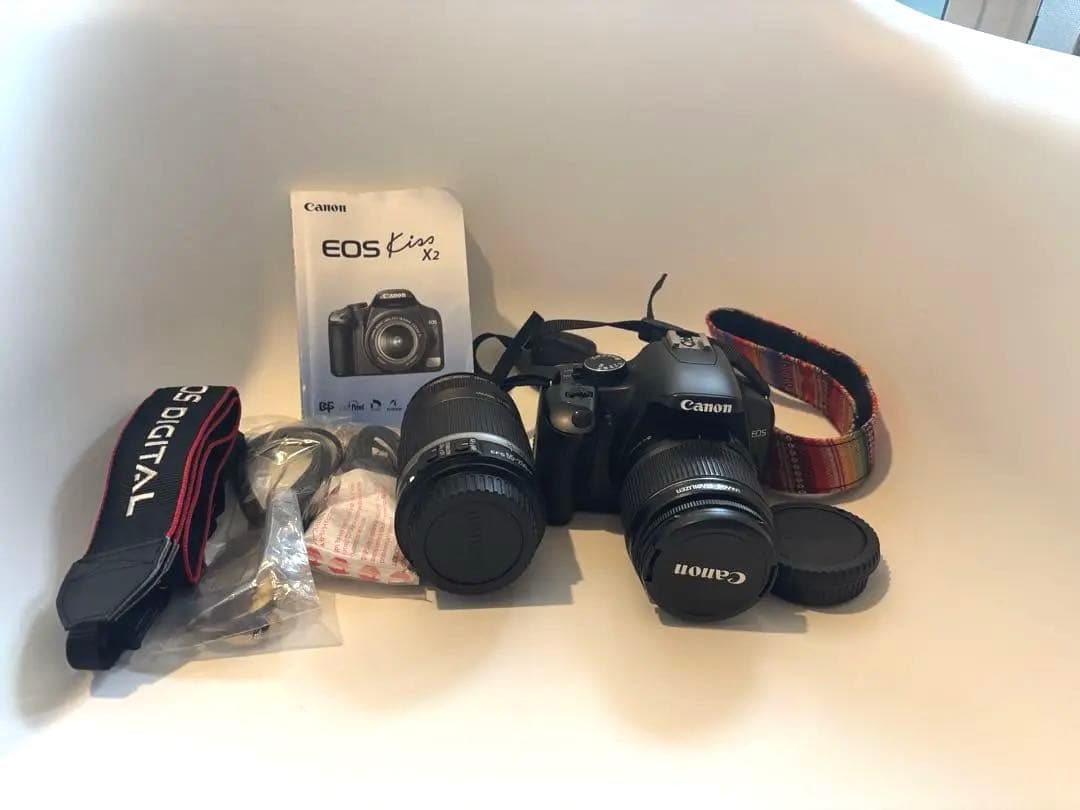 Canon EOS KISS×2 ダブルズームキット　専用箱あり