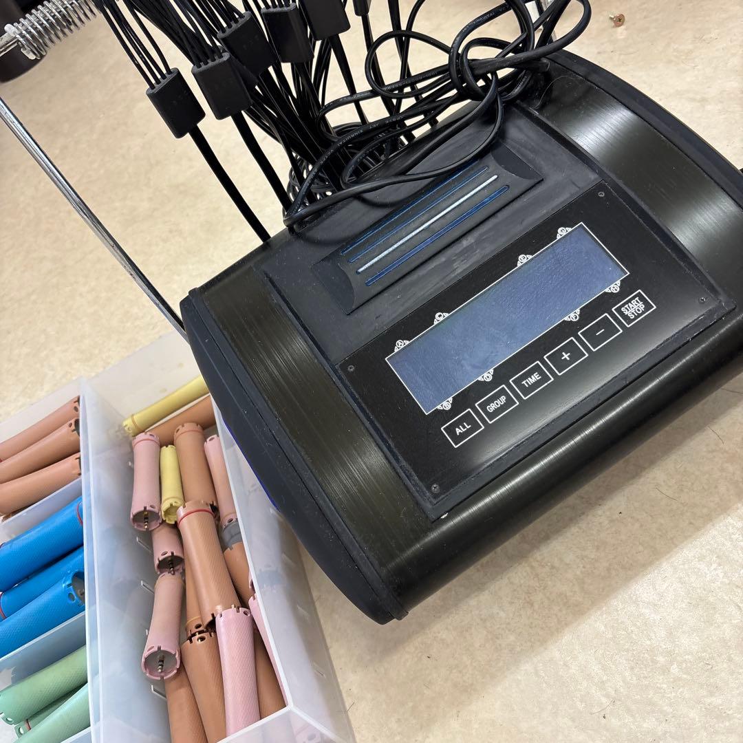 デジタルパーマ機　美容室専用　bejewelry本体＋ロッド