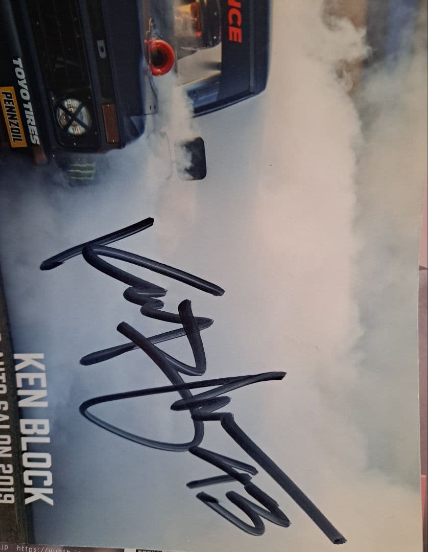 ケンブロック ken block 直筆サイン