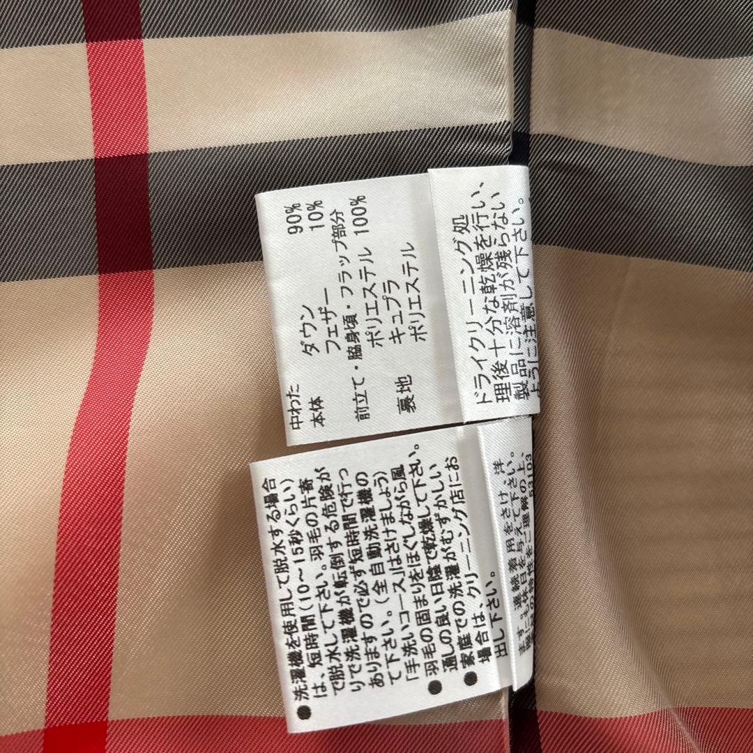 BURBERRY LONDON バーバリーロンドン　赤　ダウンベスト　40