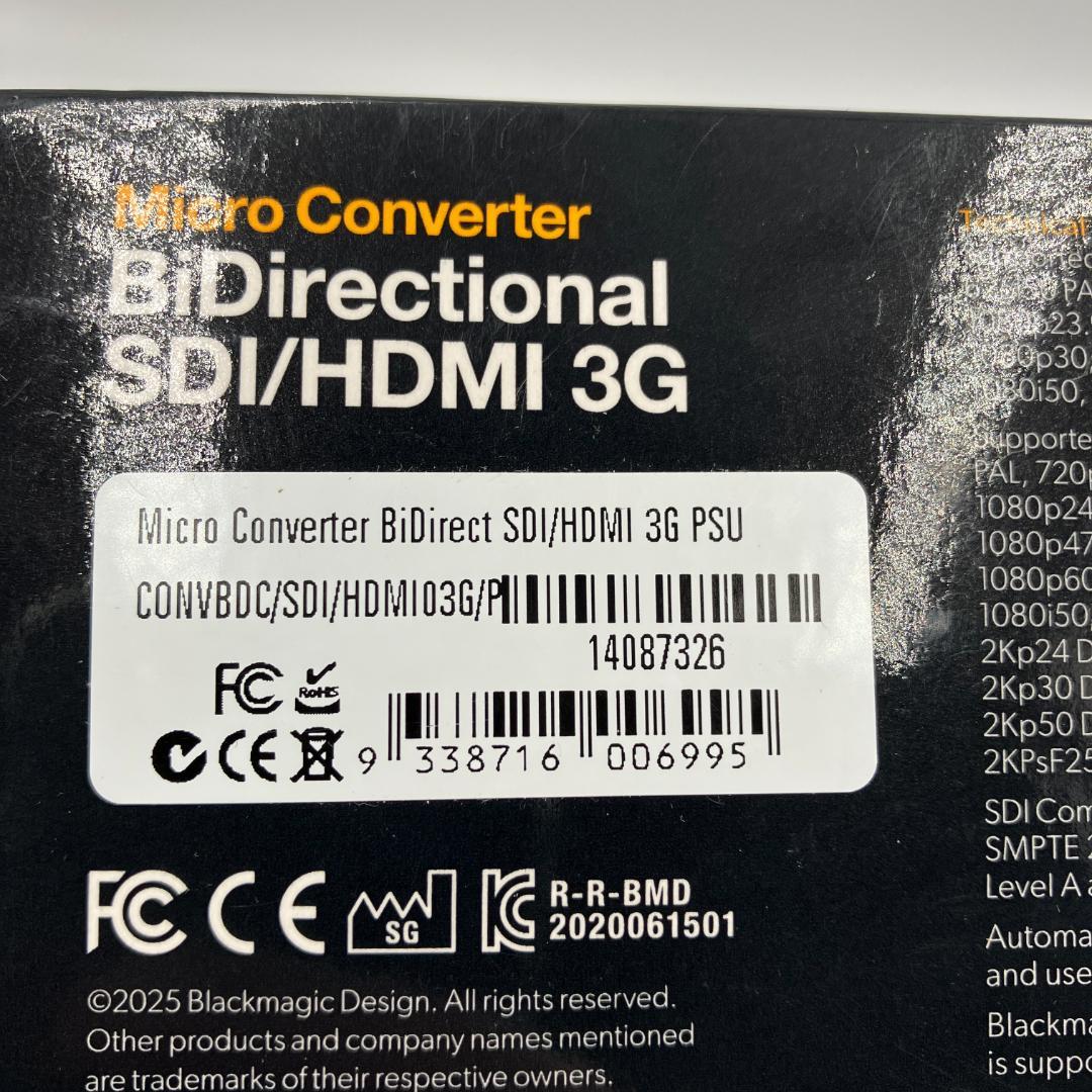 0210-15 美品 ブラックマジックデザイン Micro Converter