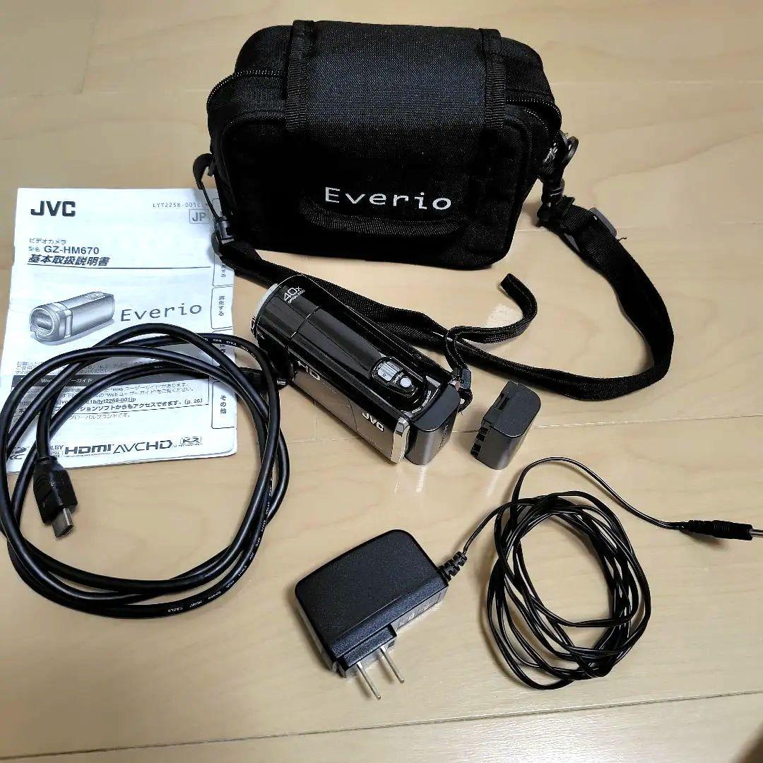 JVC Everio GZ-HM670 ビデオカメラ