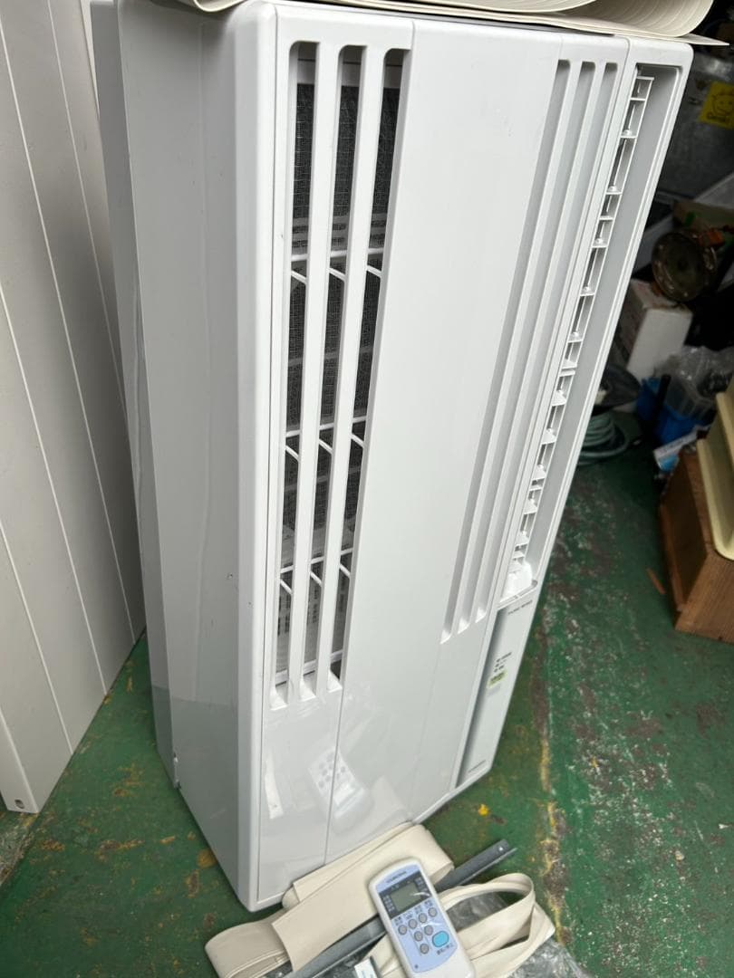 25年 超美品 コロナ 窓用エアコン CW-1625R 枠 リモコン付き/バ2