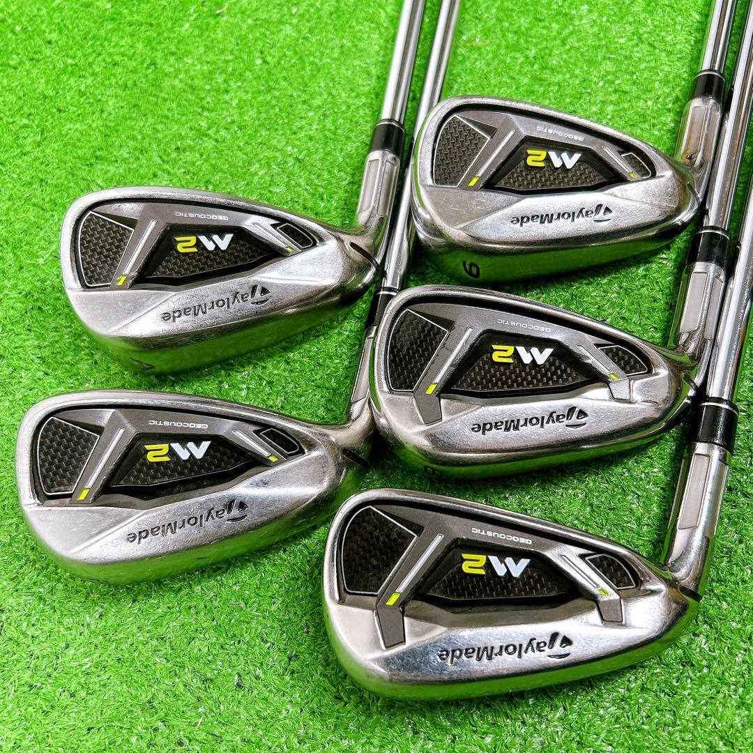 【左利き レフティ】テーラーメイド M2 メンズアイアン 5本 S 初心者 男性