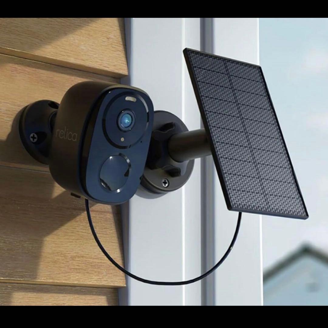 ［新品・未使用］防犯カメラ relica G3 ソーラー充電 Wi-Fi 箱あり