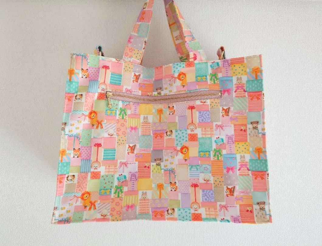 うさこ〜 ハンドメイド ユキエモン トートバッグ・がま口手帳 ✿パズル