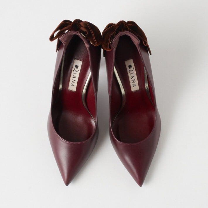 DIANA ボルドー　パンプス
