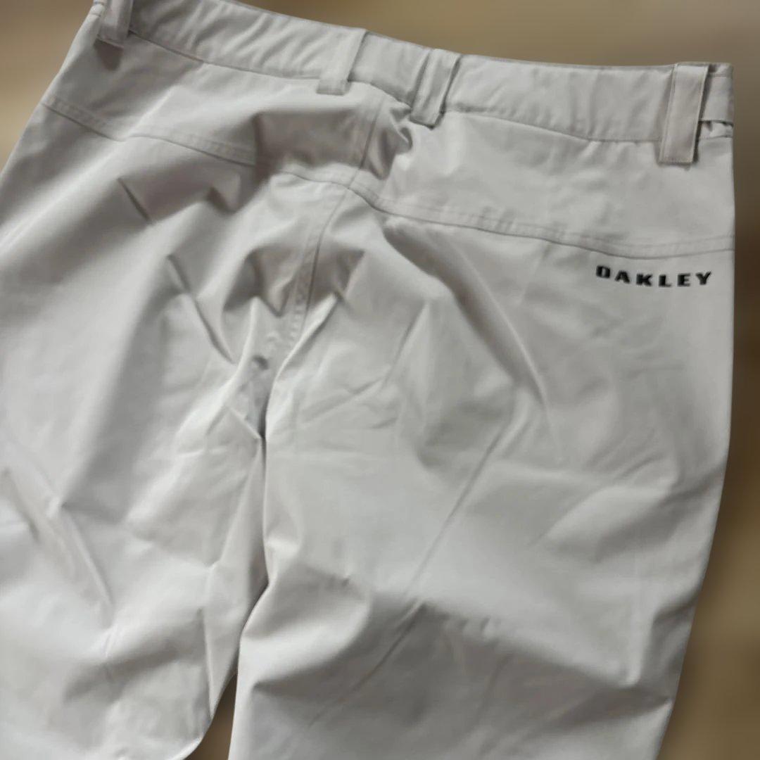 新品　オークリー　メンズ　スノーボードパンツ　オフホワイト　撥水　日本XLサイズ