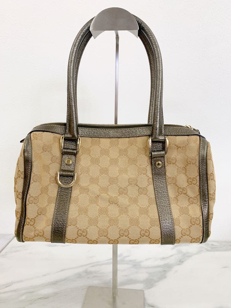 ＋GUCCI GG 柄 ハンドバッグ ミニボストン　アビー　キャンバス　グッチ