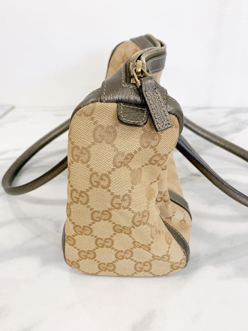 ＋GUCCI GG 柄 ハンドバッグ ミニボストン　アビー　キャンバス　グッチ