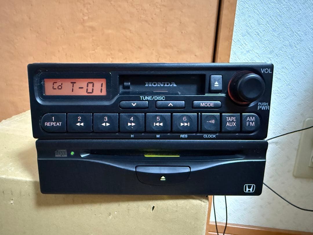 ホンダ　シビックタイプR EK9 カセット　CDプレーヤー　激レア　動作確認済