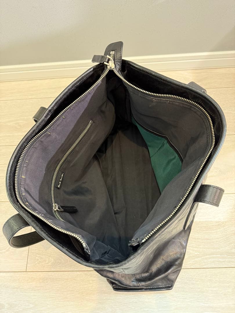 【Paul Smith】ポールスミス レザー シワ加工 トートバック
