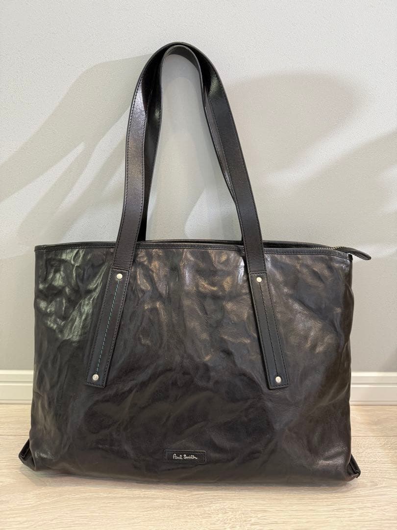 【Paul Smith】ポールスミス レザー シワ加工 トートバック