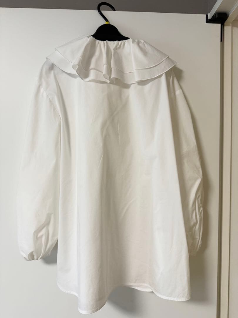 ayay@在庫処分中　yori ヨリ　ダブルフリルカラーブラウス38