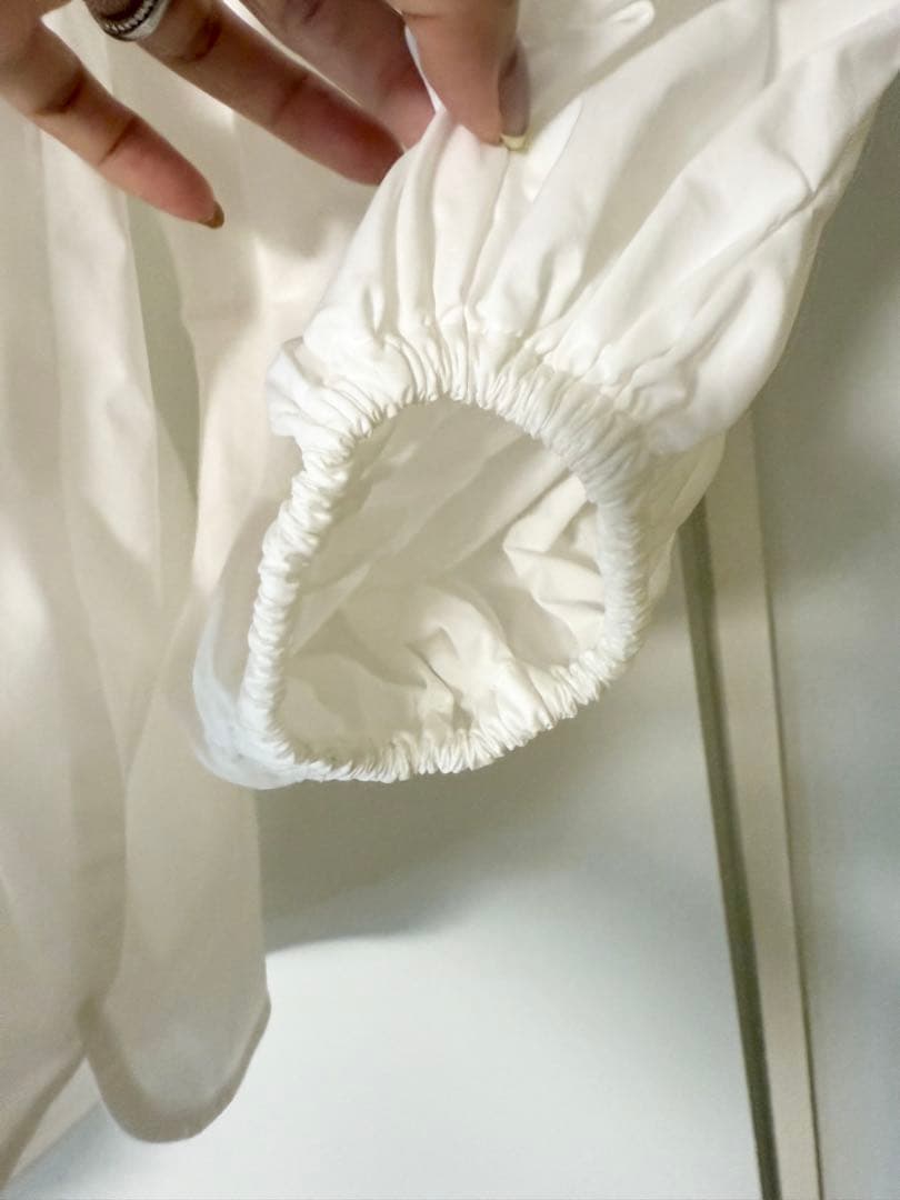 ayay@在庫処分中　yori ヨリ　ダブルフリルカラーブラウス38