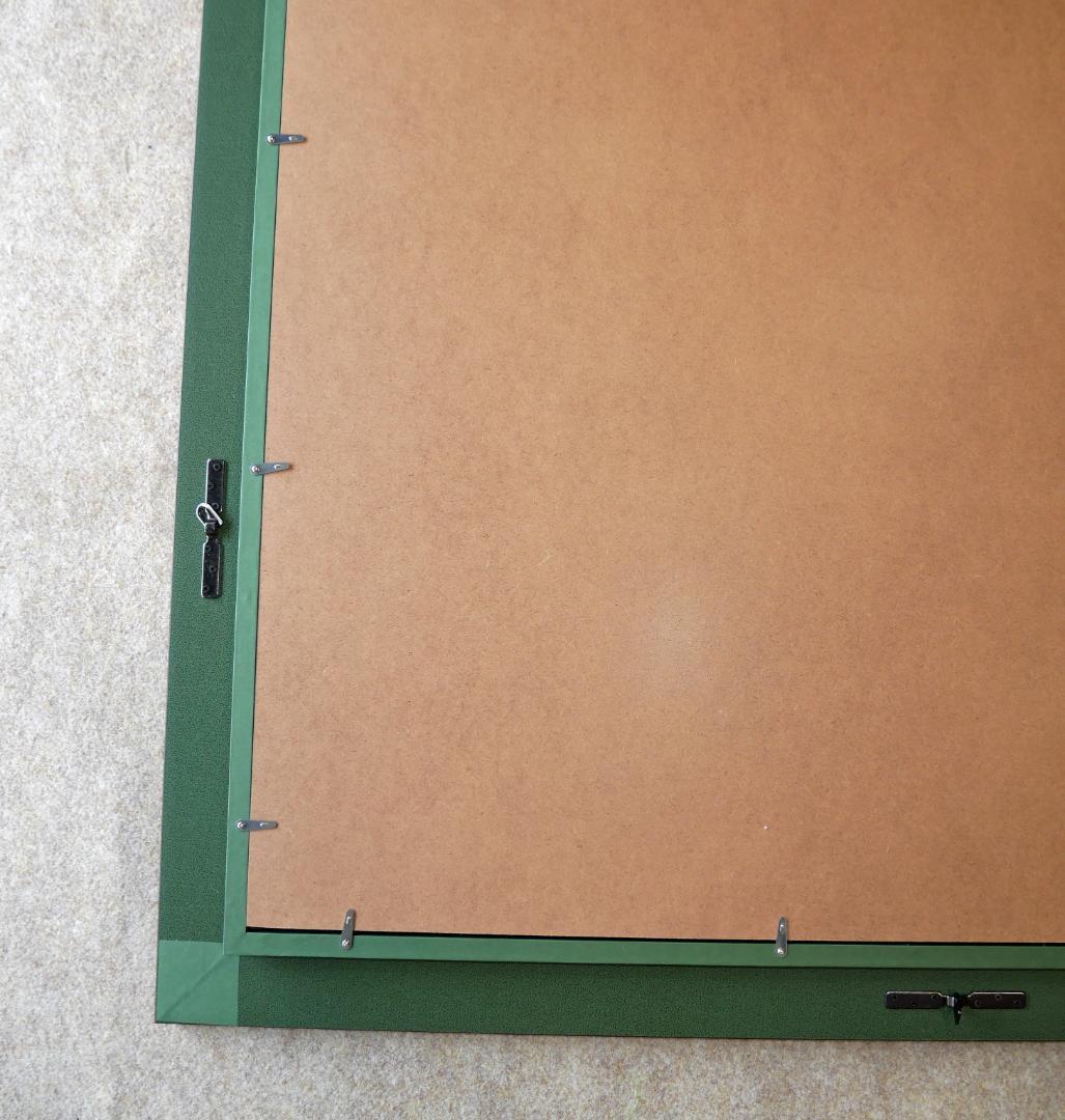 F20 額縁 ダークブラウン　アクリル入り