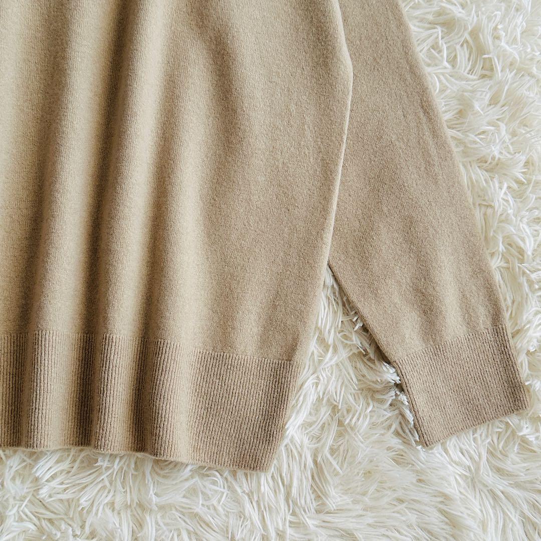 【極美品】ドゥーズィエムクラス　CAPRIクルーネックプルオーバー　ベージュ